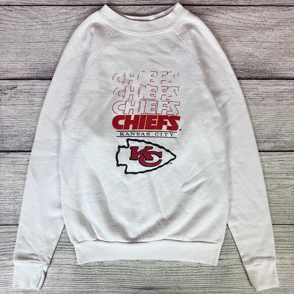 Vintage 1990s Kansas City Chiefs NFL Football Crewneck - Picture 1 of 6